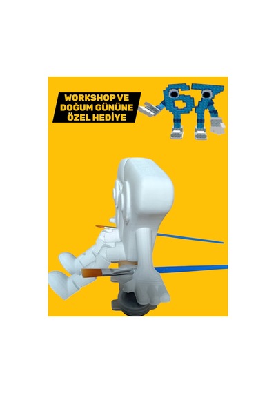 3d Six Seven 67 Roblox Figür Boyama Seti - Kendin Boya Hobi Ve Etkinlik Seti - Akrilik Boya + 2 Fırça