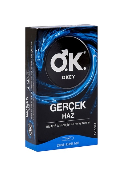 Okey Gerçek Haz Prezervatif 12'li - 5 Adet Tarı
