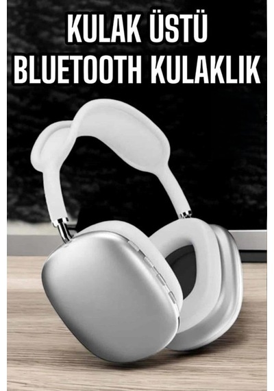 P9 Air Max Kablosuz 5.0 Mikrofonlu Bluetooth Kulaklık Beyaz Yüksek Ses Kaliteli -