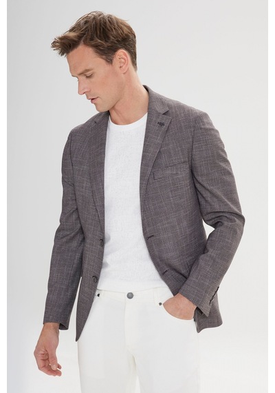 AC&Co / Altınyıldız Classics Erkek Sıyah-bordo Slim Fit Dar Kesim Mono Yaka Desenli Blazer Ceket Sıyah-bordo AC&Co / Altınyıldız Classics Erkek Sıyah-bordo Slim Fit Dar Kesim Mono Yaka Desenli Blazer Ceket Sıyah-bordo