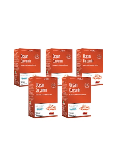 Ocean Curcumin 30 Kapsül X5 Adet - Kurkumin Ve Karabiber Eki