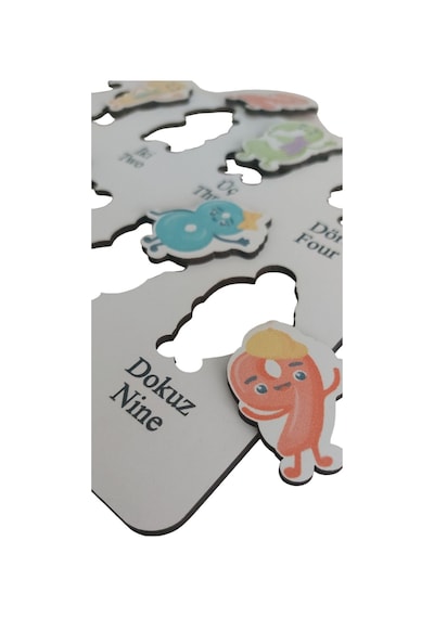 Sayılar Bul Tak Eğitici Öğretici Puzzle & Yapboz Bebek Çocuk Oyuncak
