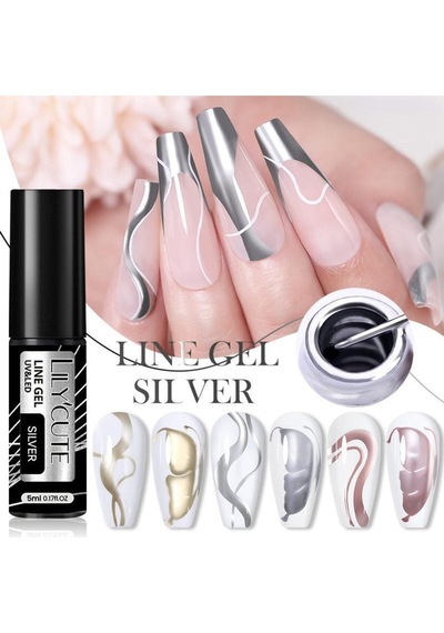 Metalıc Naıl Art Çizim Boyası 5 Ml Rose Gold