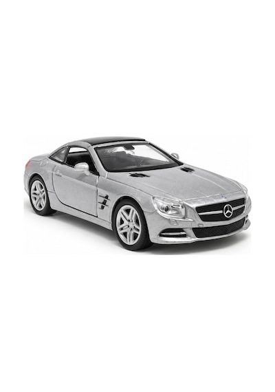 Welly 43662 Mercedes-benz Sl 500 Gri 1:36 Die-cast Çek-bırak Metal Model Araba