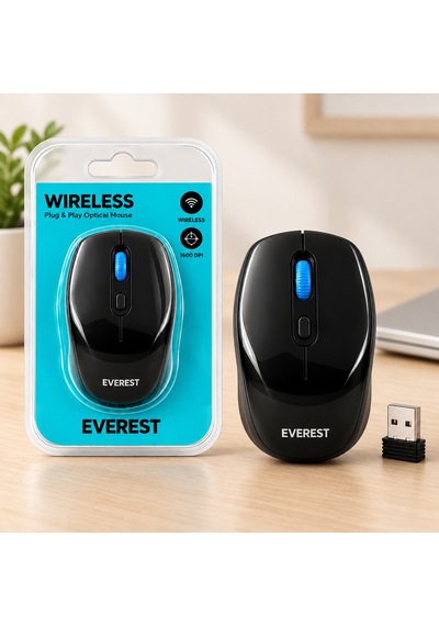 Kablosuz Optik Mouse Siyah Lacivert Mi
