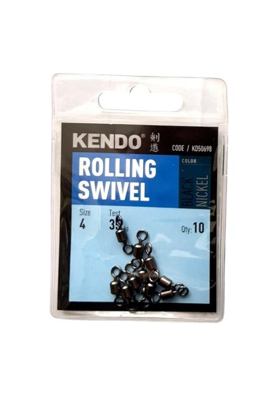 Kendo Rolling Swivel Bilyalı Fırdöndü 10adet No:4