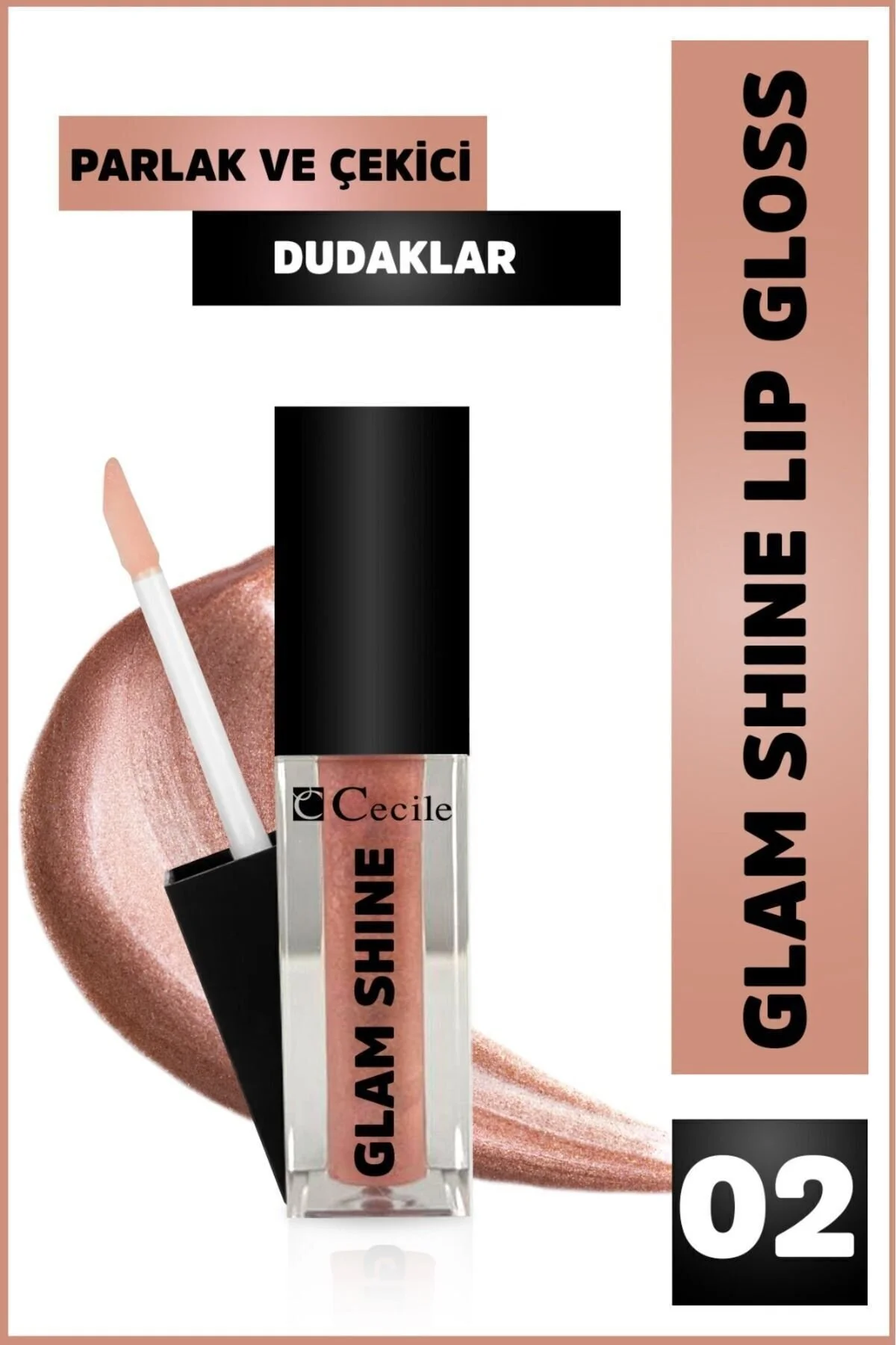 Cecile Glam Shıne Lip Gloss 02 02
