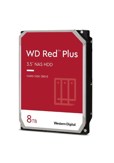 WD Red Plus WD80EFPX 8 TB 3.5'' 128 MB Sata 5640 RPM SATA 3 HDD