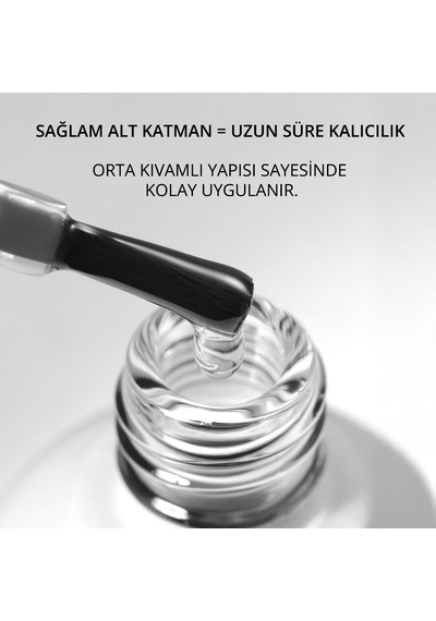 Momo Professional Kalıcı Oje İçin Base Coat 9 ML