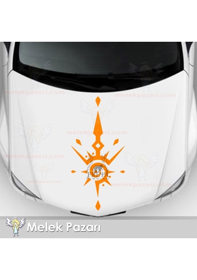 Tribal Kaput, Gövde Oto Sticker, Araba Stickerı