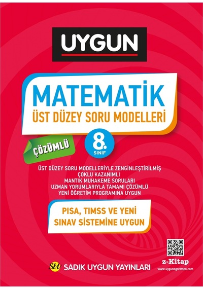 8.Sınıf Matematik Üst Düzey Soru Modelleri -  Sadık Uygun