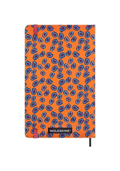 Moleskine Özel Seri Professional Silk Turuncu L Boy Tarihsiz Haft Çok Renkli