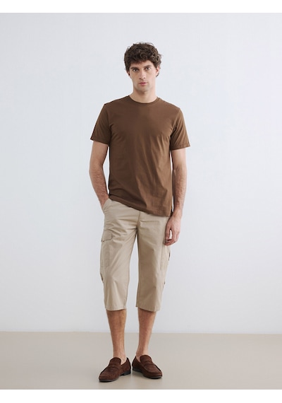 Lcwaıkıkı Classic Bej Regular Fit Erkek Kargo Şort