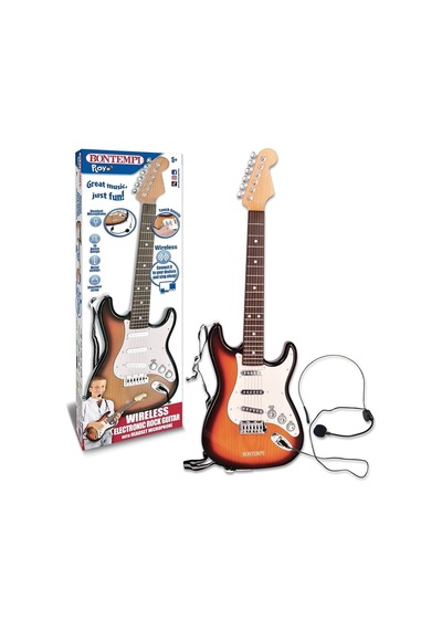 24234 Sun-bnt-gitar Wıreless Elektronik Rock Metal Telli Tuşlu Bo