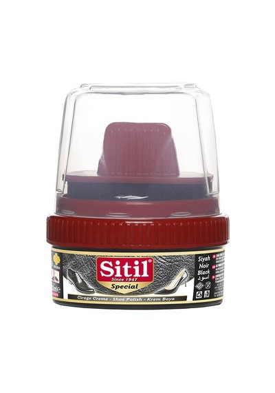 Öz 2 Adet Sitil Ayakkabı Boyası Krem Premium 100 G Siyah Renkli