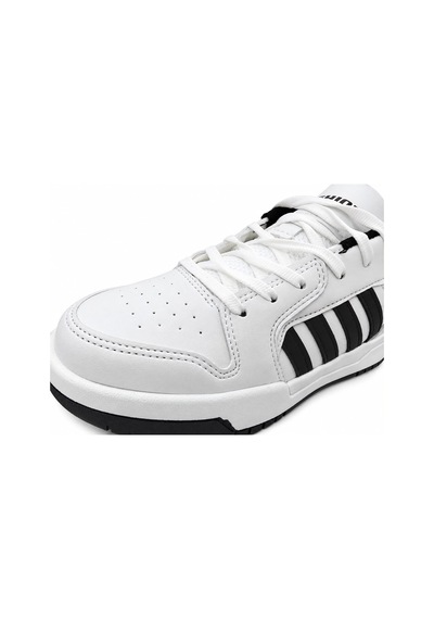 Papucumun Dünyası Lambırlent Unisex Bağcıklı Şeritli Hafif Konforlu Sneaker Beyaz