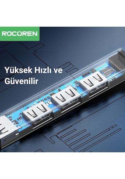 Rocoren Usb-a 3.0 5gbps 4 Portlu Usb Çoklayıcı Hub