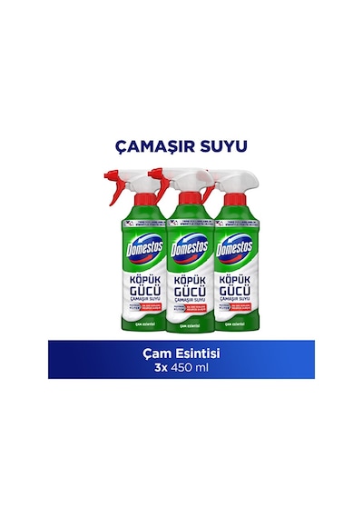 Domestos Köpük Gücü Köpük Çamaşır Suyu Çam Ferahlığı 450 Ml X3 Diğer