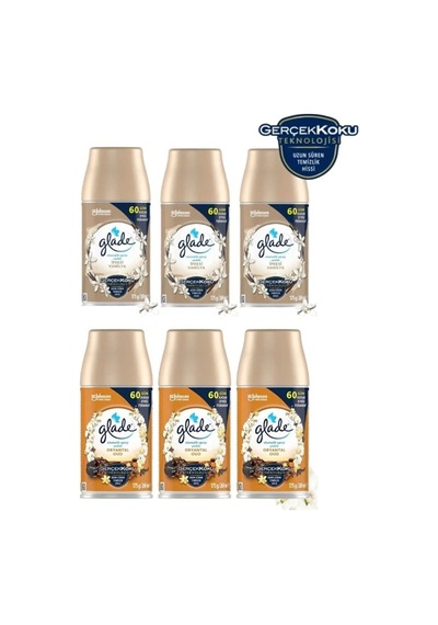 Oda Kokusu, Otomatik Sprey Yedek İpeksi Vanilya Ve Oryantal Oud 6x269ml Diğer