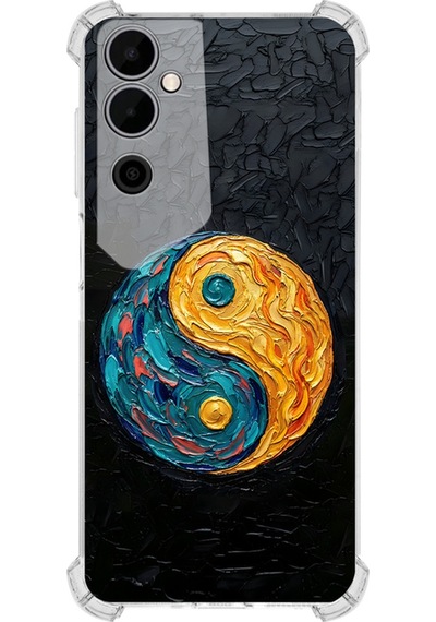 Tecno Pova Neo 2 İle Uyumlu Köşe Korumalı Kılıf Metamorfoz Dualite Tasarımlı Uv Baskılı Şeffaf