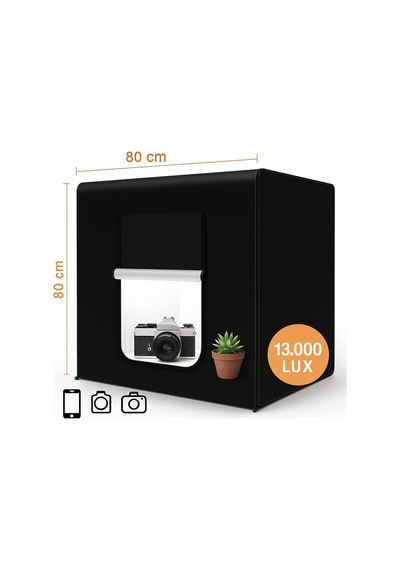 Artnest 80x80cm Pro Led Stüdyo Ürün Çekim Çadırı