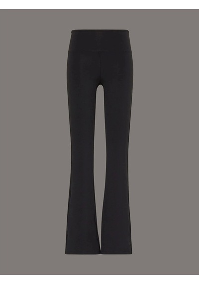 Calvin Klein Calvin Klein Sport Flare Logolu Kadın Siyah Tayt Lvgws5l611-ub1