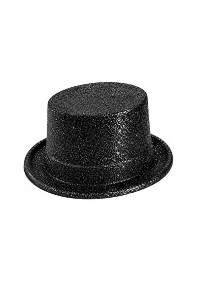 Siyah Simli Glitter Silindir Parti Şapkası - Rxlu-343798 18