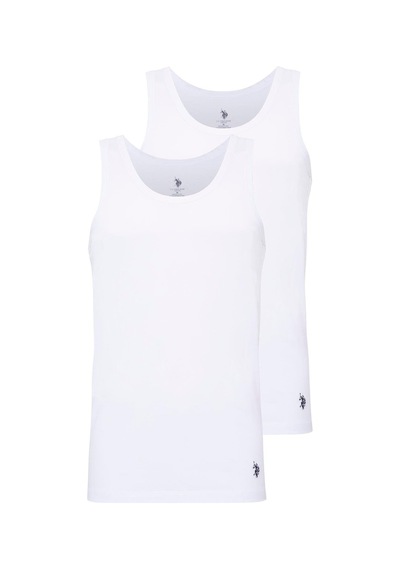 U.S. Polo Assn. U.s Polo Assn. 90000 Erkek Battal 2'li Atlet-beyaz Beyaz