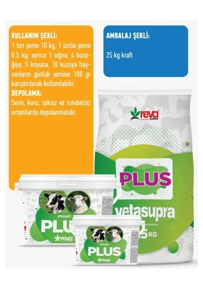 Vetasupra Plus 25 Kg Kraft Vitamin Destek Ve Toprak Yeme Önleyici