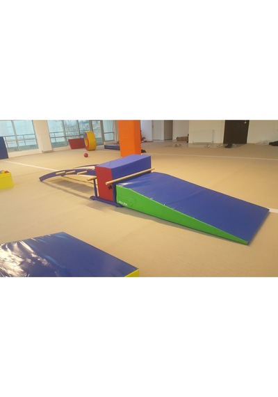 Takla Mınderı 150x70x30cm Jimnastik Minderi Çok Renkli