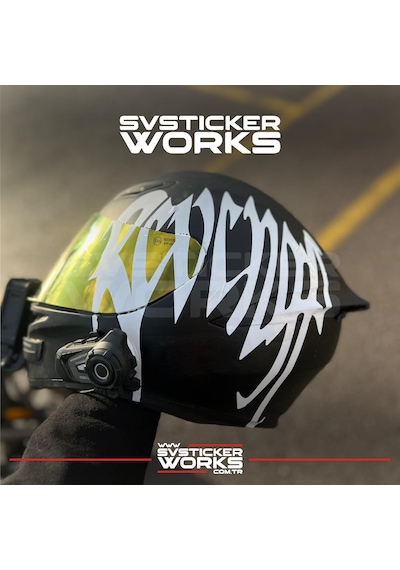 Revenge Kask Sticker Tüm Kasklar Uyumlu Tek Yön 1 Adet