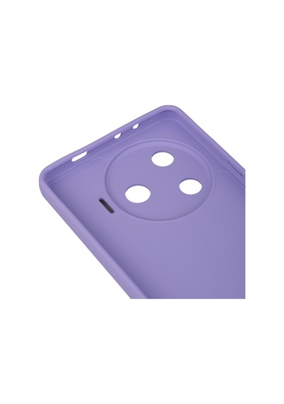 Noktaks - Tecno Uyumlu Tecno Camon 30 Pro 5g - Kılıf Mat Soft Esnek Biye Silikon - Mor T32390 Mor