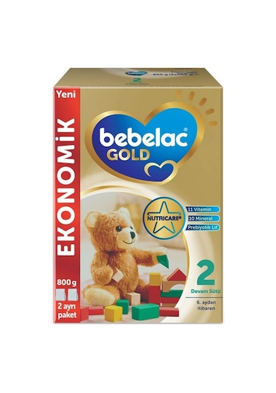 Bebelac Gold 2 Bebek Devam Sütü 800 G