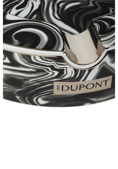 S.t. Dupont Zebra Desenli Siyah Beyaz Porselen Üçlü Puro Küllüğü 6725