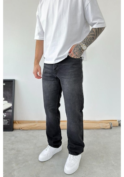 Füme Soft Degrade Baggy Pantolon