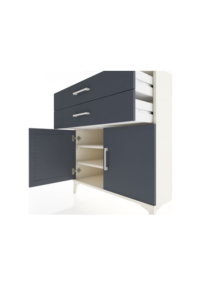 Hyperion Şifonyer 2 Raflı 2 Çekmeceli 2 Kapaklı 88x44x96 Aytaşı-antrasit Aytası Hyperion Şifonyer 2 Raflı 2 Çekmeceli 2 Kapaklı 88x44x96 Aytaşı-antrasit Aytası