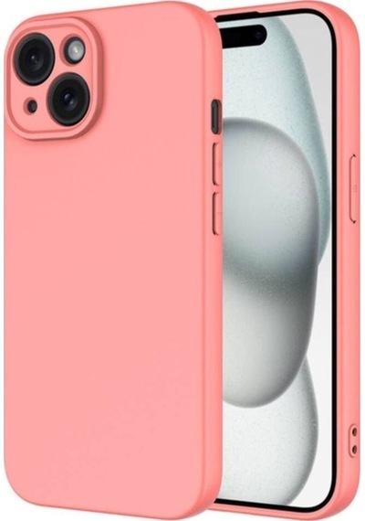 Apple Uyumlu iPhone 15 Plus Kılıf Zore Mara Lansman Kapak Pembe