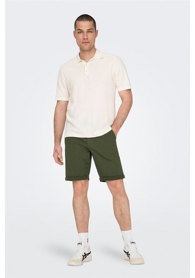 Only & Sons Onspeter Lıfe Regular 0013 Shorts Noos Erkek Yeşil Şort - 22027905 Yeşil