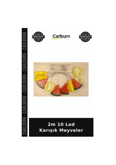 2m 10 Led Karışık Meyveler Modern Aydınlatma Yatak Odası Tasarım Lamba