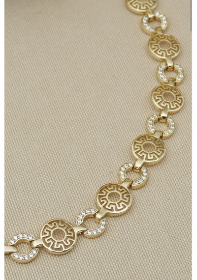 Xupıng Zirkon Taşlı Bileklik Gold