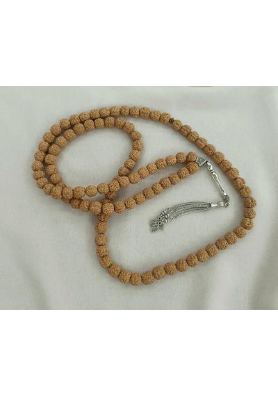 Tesbih 99 Lük 10 Mm Doğal Rudraksha Rudraşka Tespih