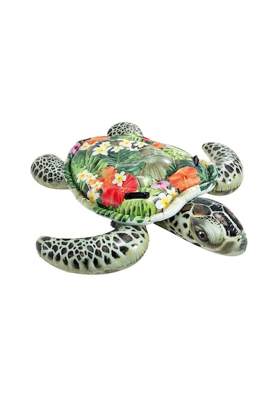 Gerçekçi Dev Kaplumbağa Renkli Çocuk Binici İntex 57555 191x170 CM