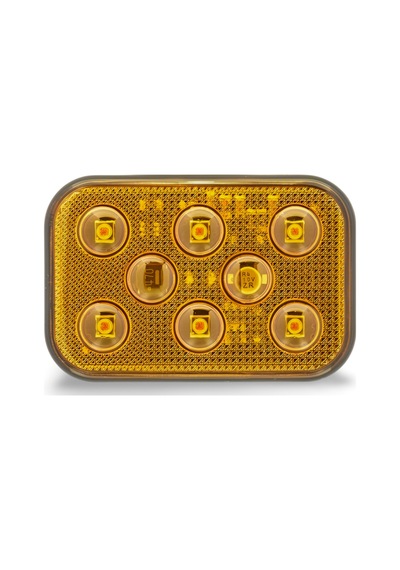 Sbdf6y 10v-30v Dikdörtgen Sarı Led Lamba Off Road , Tekne , Karavan , Kamp