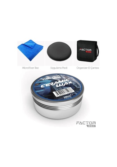 Factor360 Oto Seramik Etkili Wax Boya Koruma Parlatma Cilası Ceramic Wax Blue Edition