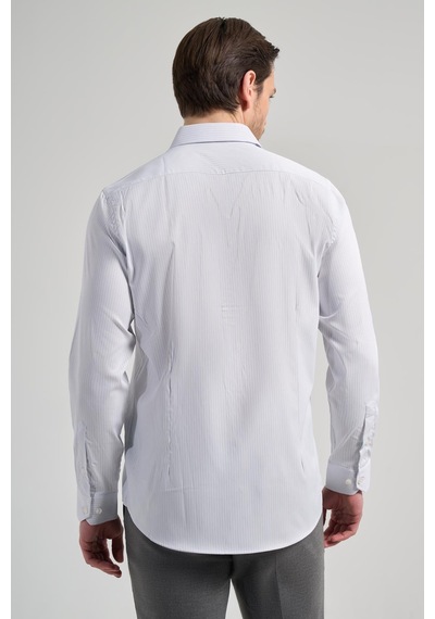 İmza Beyaz Uzun Kol Desen Yarım İtalyan Yaka Cepsiz Esnek Classic Slim Fit Gömlek 1004245217 Beyaz İmza Beyaz Uzun Kol Desen Yarım İtalyan Yaka Cepsiz Esnek Classic Slim Fit Gömlek 1004245217 Beyaz