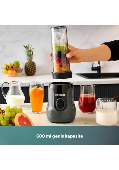 Mixfresh 7026h Kişisel Smoothie Blender Antrasit Siyah Belirtilmemiş