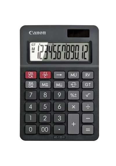 Canon AS-120 II 12 Hane Masaüstü Hesap Makinesi