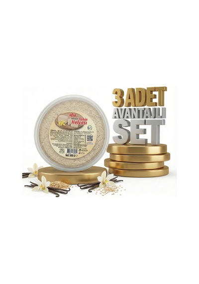 Afia Vanilyalı Tahin Helvası 3x500 Gr