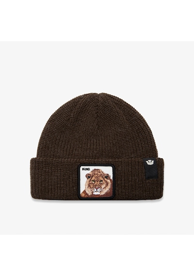 Goorin Bros The King Lion Beanie Unisex Kahverengi Bere 107-2563