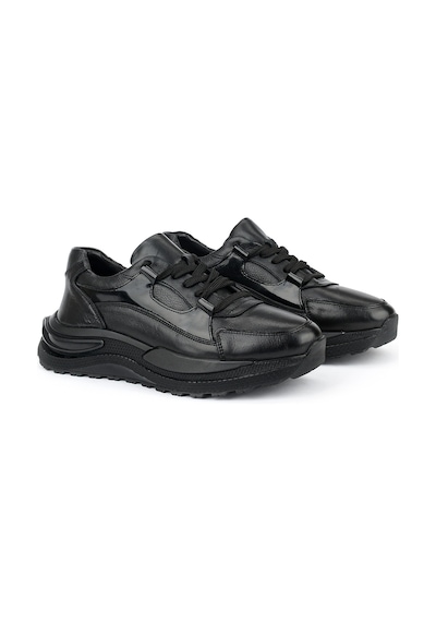 Ziya Erkek Hakiki Deri Günlük Sneaker 1611065z002 Siyah 1611065z002 000 40